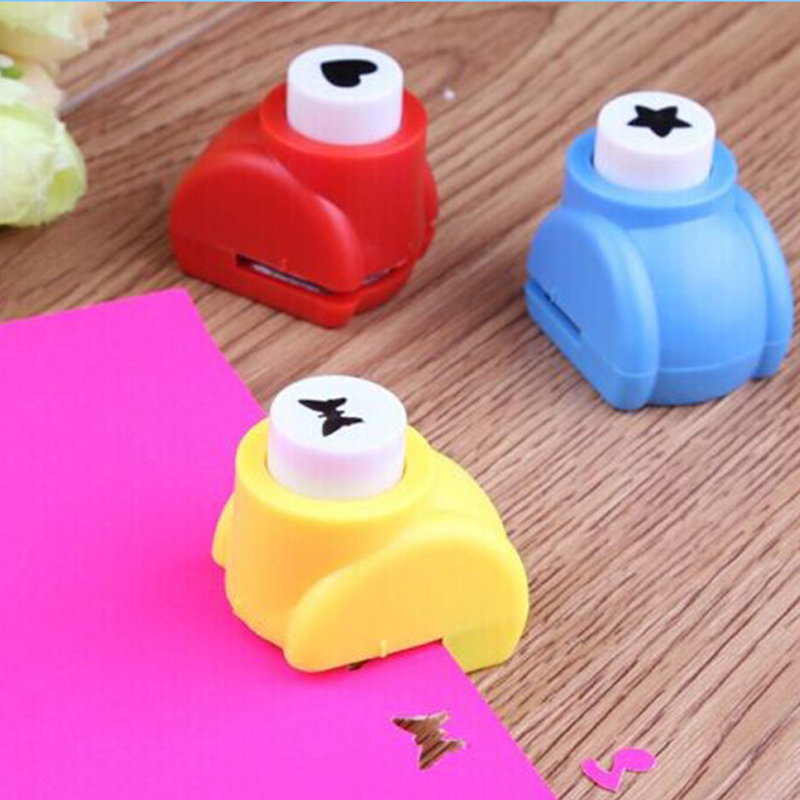 Paper Punch 3 Hole - DIYスクラップブッキング、カード作成、ペーパークラフト用ミニフラワーホールパンチツール - 3/5/7mm手作りカリコパンチャー