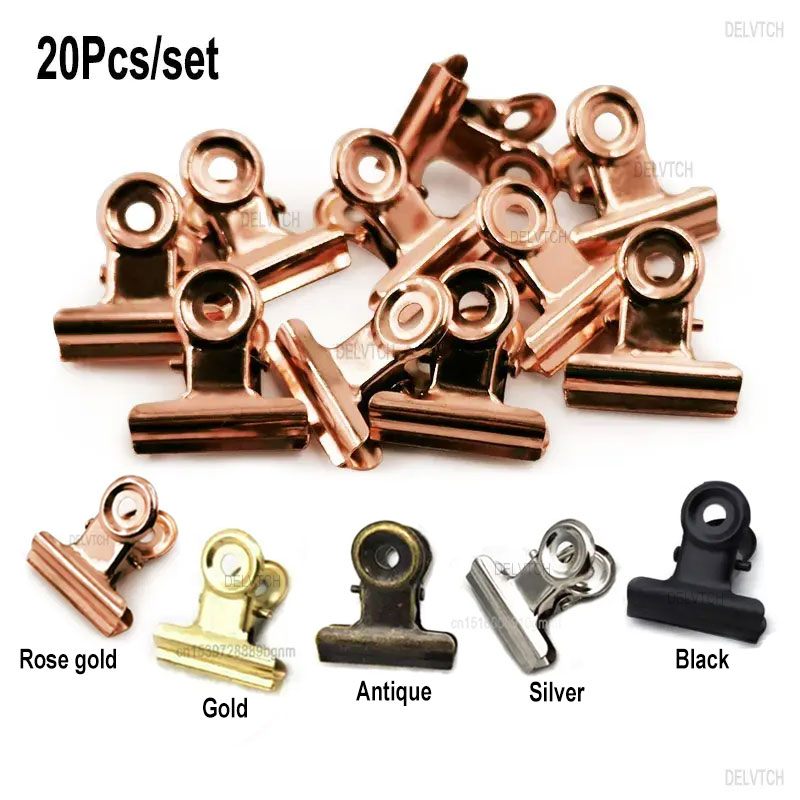 Binder Clip Assorted - 20 ピース/セット 21 ミリメートル * 23