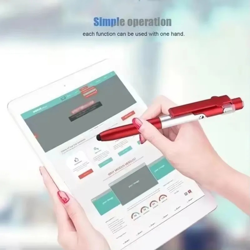 4 in 1 多機能ボールペン LEDライト付き 折りたたみ - Stationery Supplier のレビューと価格