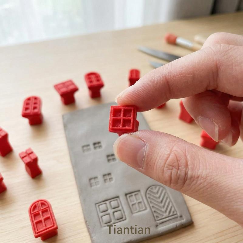 25個入りプラスチック粘土スタンプ＆モールディングキット、窓 - Wax Seal Stamp Kit のレビューと価格