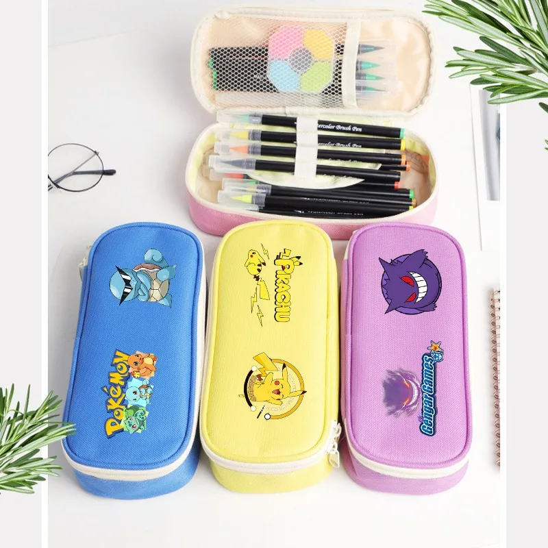 ポケモンピカチュウ鉛筆ケースかわいい学生文具漫画アニメグラフ - Stationery Supplier のレビューと価格