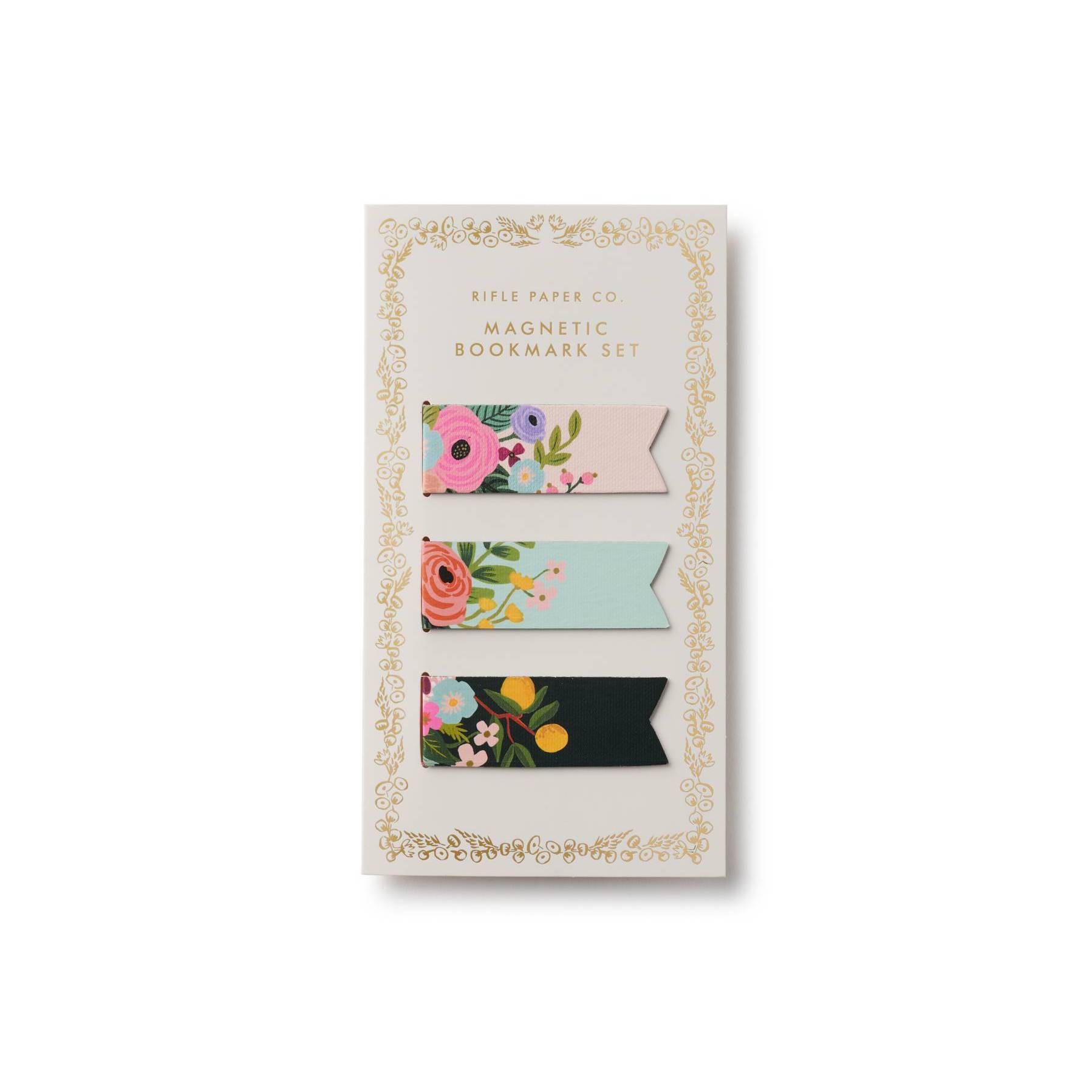 ガーデンパーティー花柄マグネットブックマークセット、多色紙製 - Paperclip Magnetic Set のレビューと価格