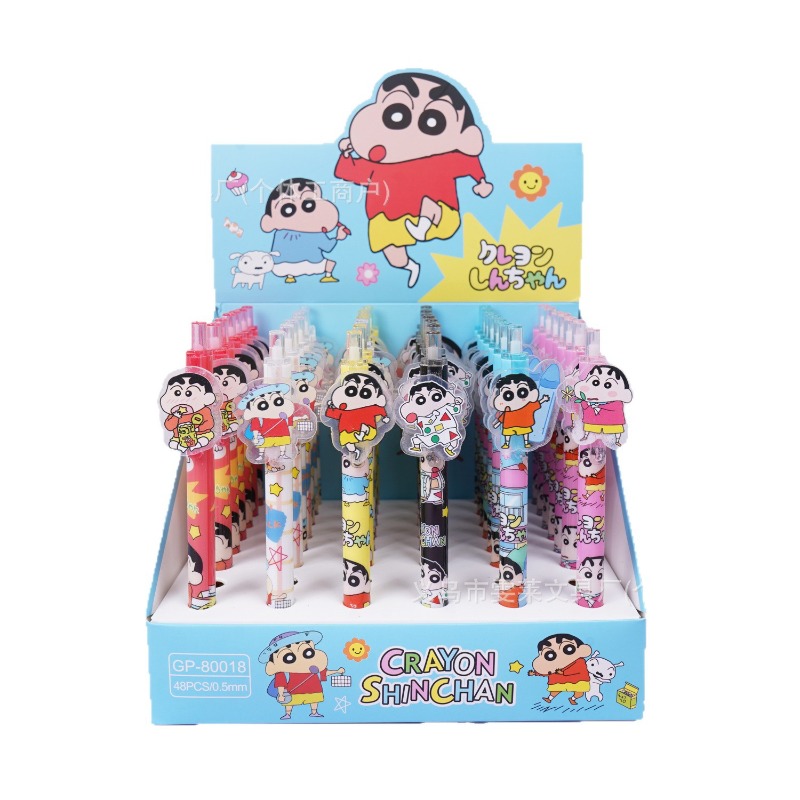 48 ピース/箱クレヨンしんちゃんポイントペン漫画インクゲル - Stationery Supplier のレビューと価格