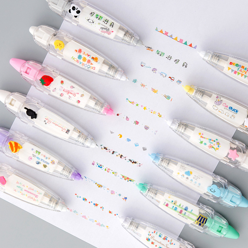 KawaiiDuckパンダチェリーフィッシュバルーンイチゴプ - Correction Tape Roller のレビューと価格