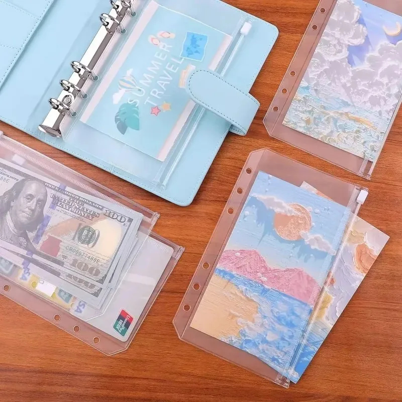 6-24 個 A6 6 穴ジッパーバインダーポケット防水 P - Planner Weekly Budget のレビューと価格