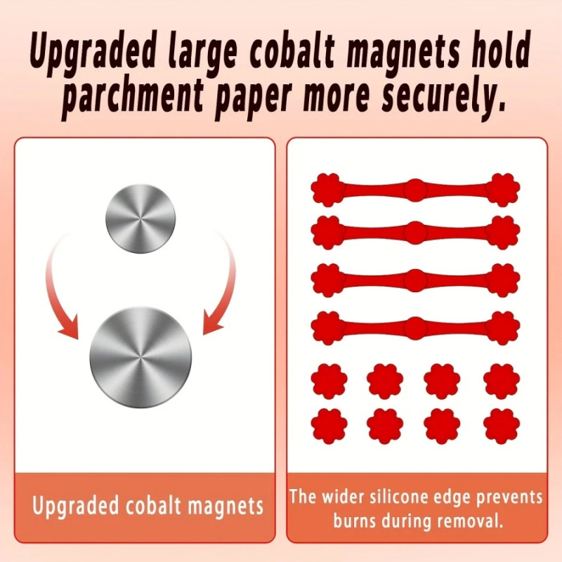 3 ピース/セットエアフライヤーライナーホルダー磁気固定バッ - Paperclip Magnetic Set のレビューと価格