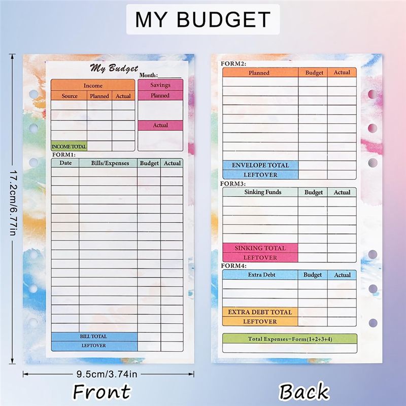 最新のABBQ-A6バジェットプランナーリフィル 82枚 マ - Planner Weekly Budget のレビューと価格