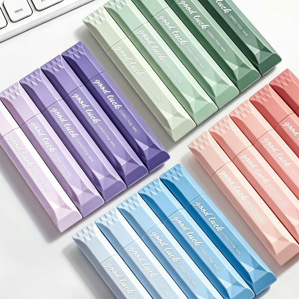 5個セット グラデーションカラー修正テープ ペン型 非透明  - Correction Tape Roller のレビューと価格